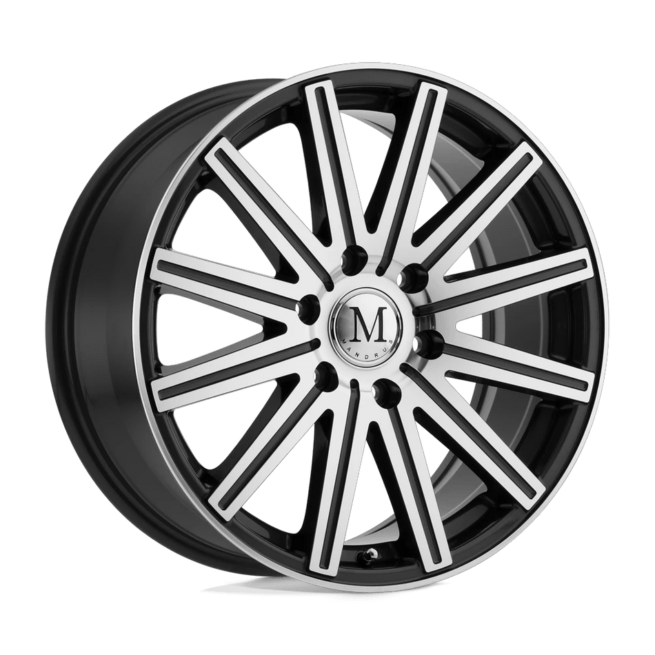 Mandrus STARK 17x7.5 ET52 6x130 Gunmetal w/ Mirror Cut Face