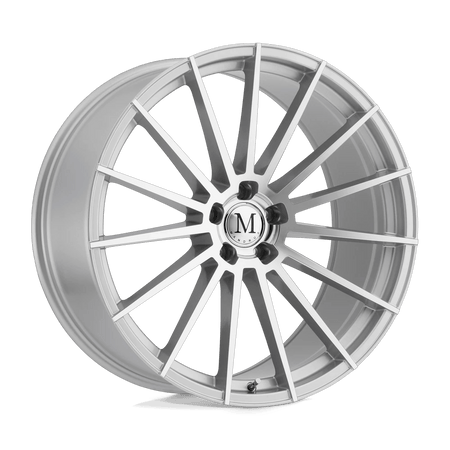 Mandrus STIRLING 22x11.5 ET32 5x112 Silver w/ Mirror Cut Face