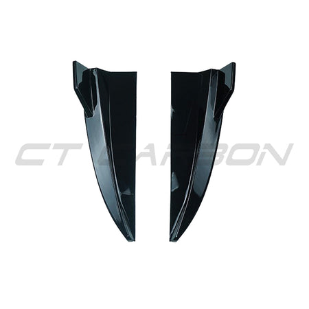 MERCEDES C43 & C CLASS W205 ESTATE 2014-2021 GLOSS BLACK REAR BUMPER CORNERS