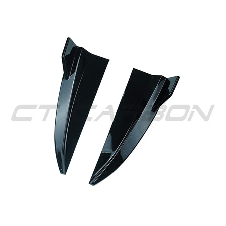 MERCEDES C43 & C CLASS W205 ESTATE 2014-2021 GLOSS BLACK REAR BUMPER CORNERS