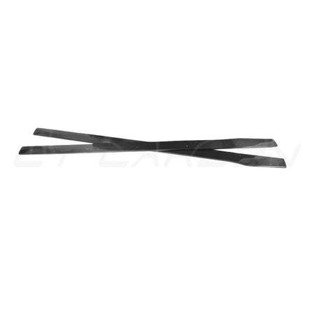 MERCEDES W205 C63 & C63S COUPE 2DR & SALOON 4DR CARBON SIDE SKIRTS - D STYLE-Side Skirts-CT CARBON-CT Carbon - High-quality carbon fiber and gloss black aerodynamic parts for premium sports and luxury vehicles.