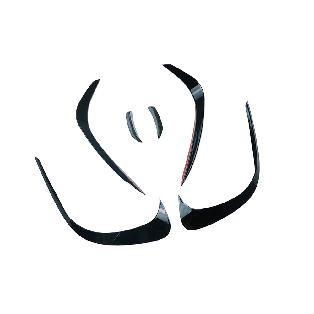 MERCEDES W206 2021+ C-CLASS GLOSS BLACK FRONT BUMPER TRIM