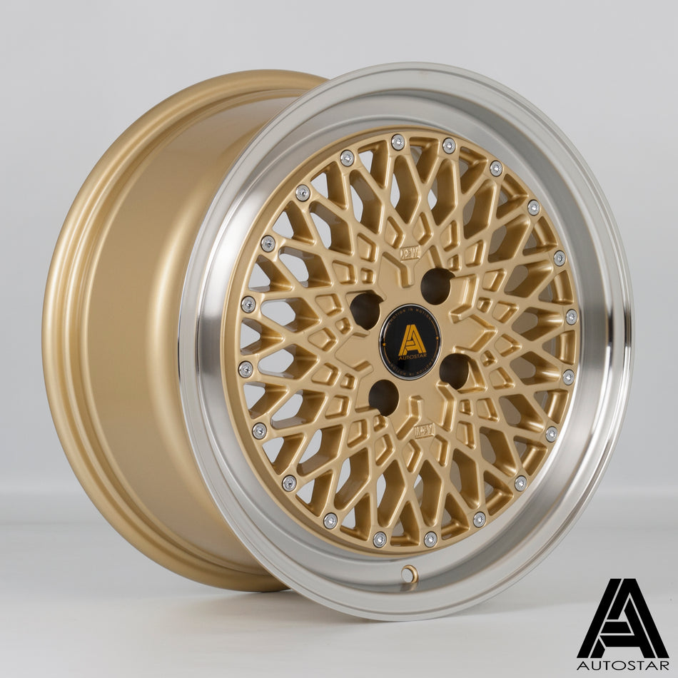 Autostar Minus 16x7.5 ET25 4x100 RLGold