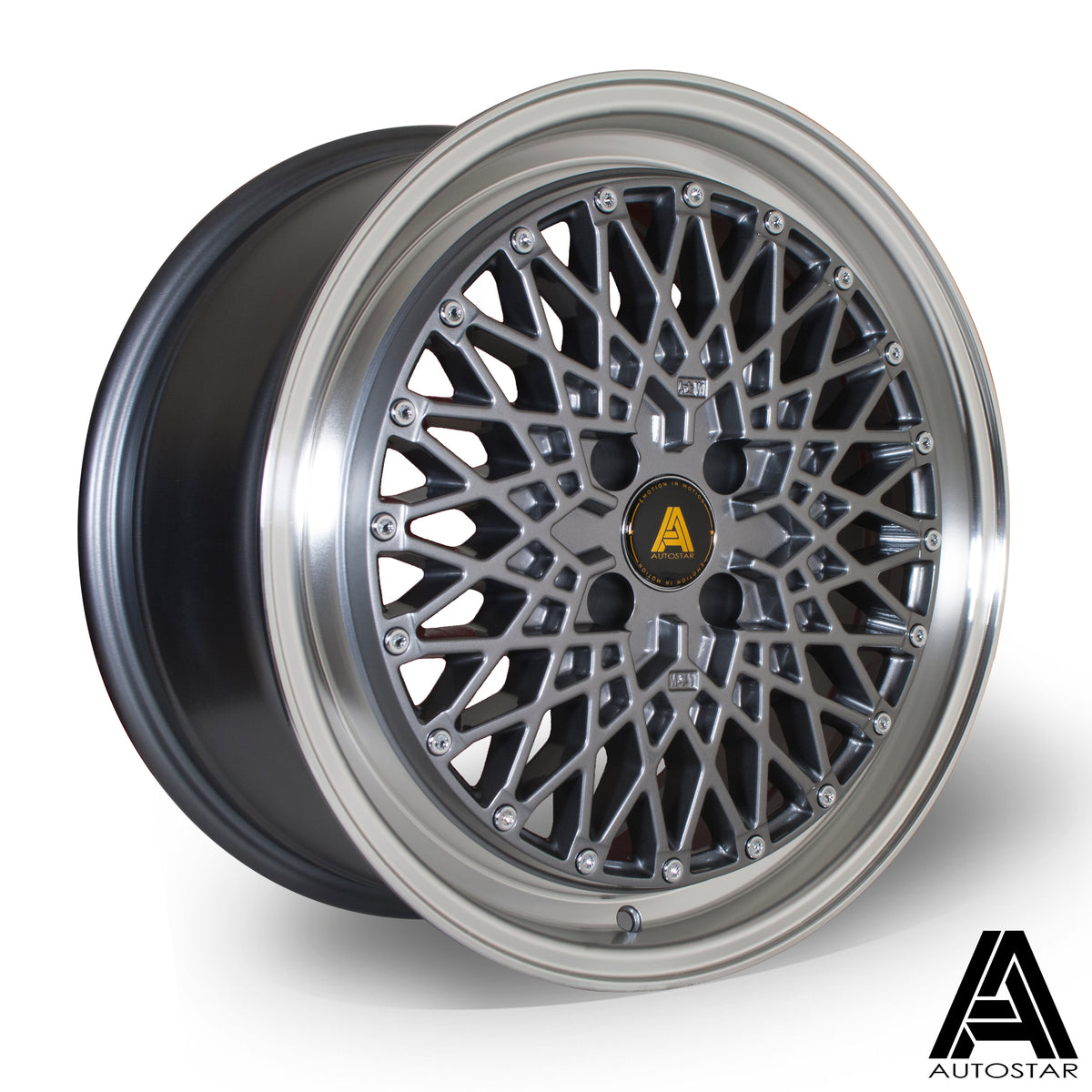 Autostar Minus 17x8 ET35 4x108 RLGunmetal