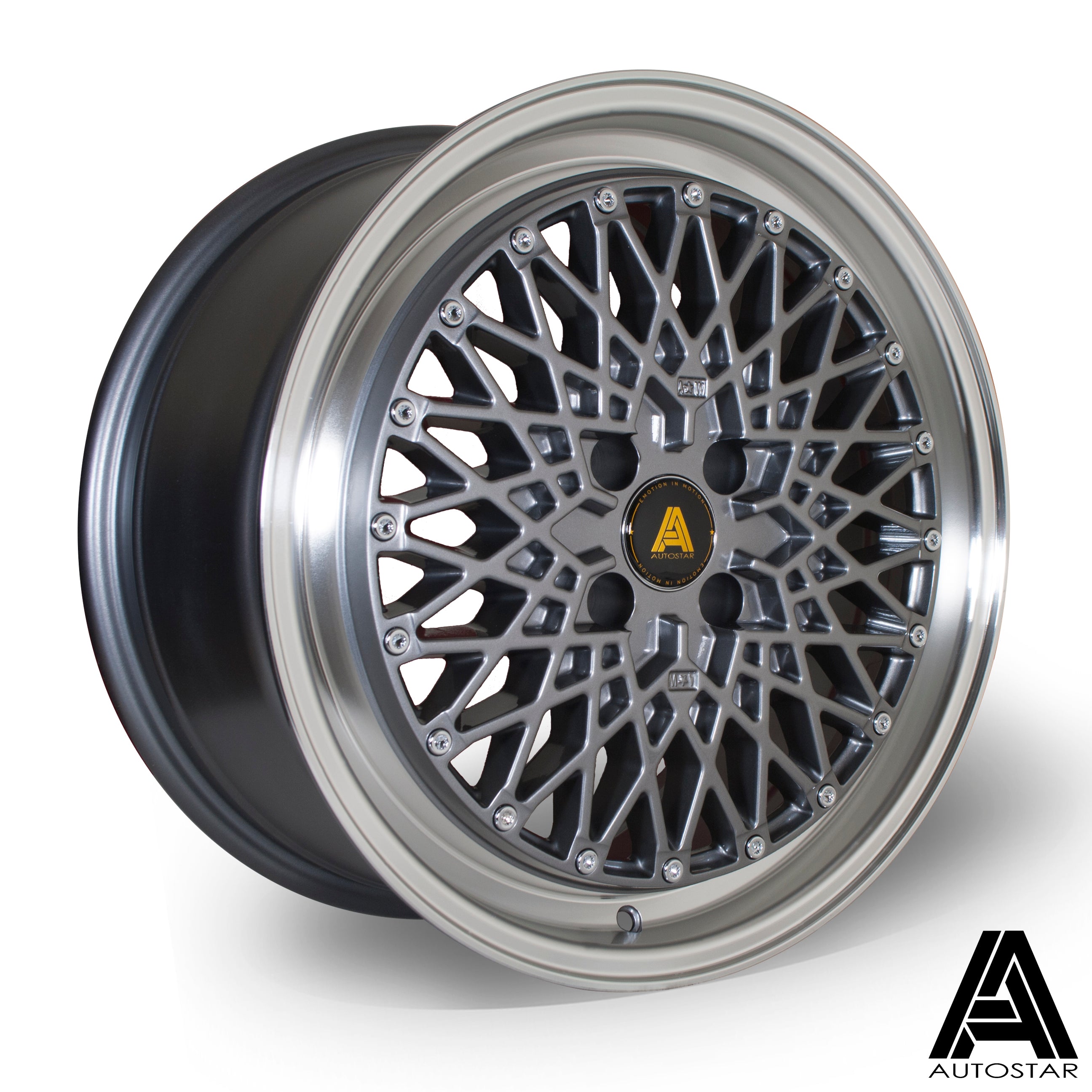 Autostar Minus 17x8 ET35 4x108 RLGunmetal