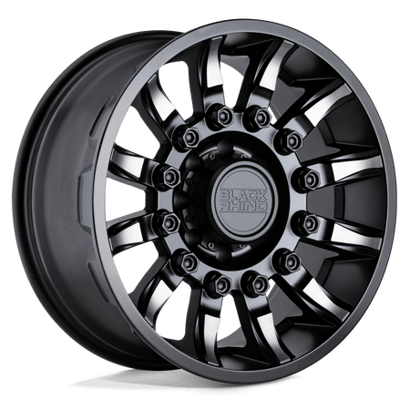 Black Rhino Hard Alloys MISSION 18x9 ET-18 8x165.1 Matte Black w/ Machined Tinted Spokes