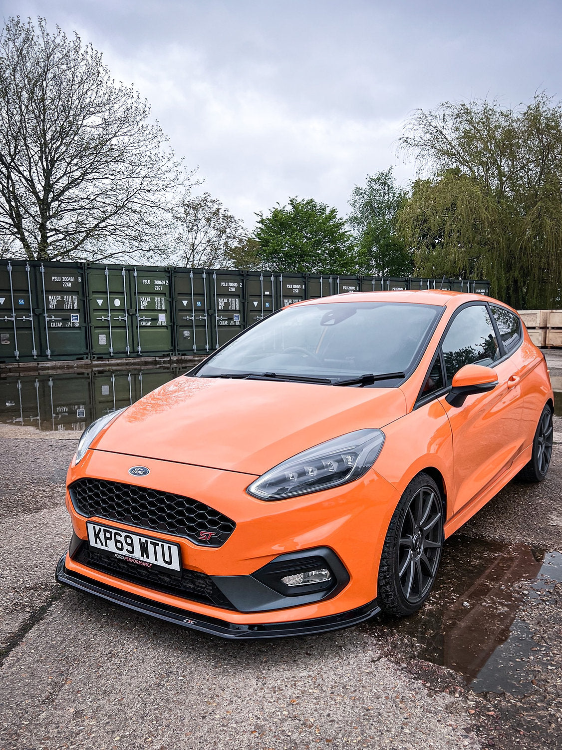 Ford Fiesta MK8 ST-Line - V2 Front Splitter