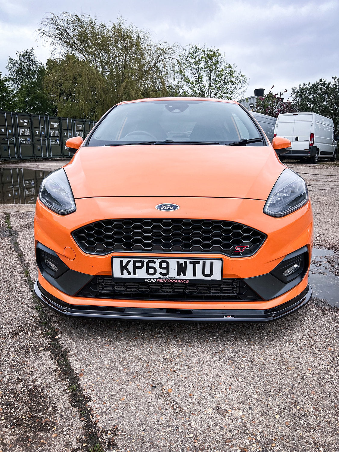 Ford Fiesta MK8 ST-Line - V2 Front Splitter