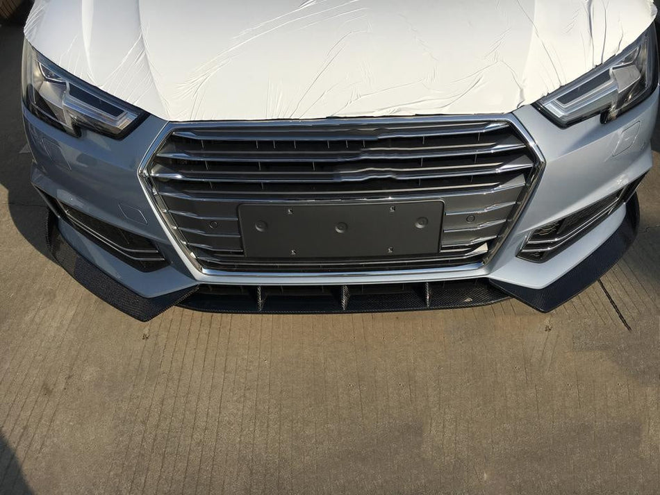 Audi A4 S-Line / S4 B9 Carbon Fibre Front Bumper Splitter