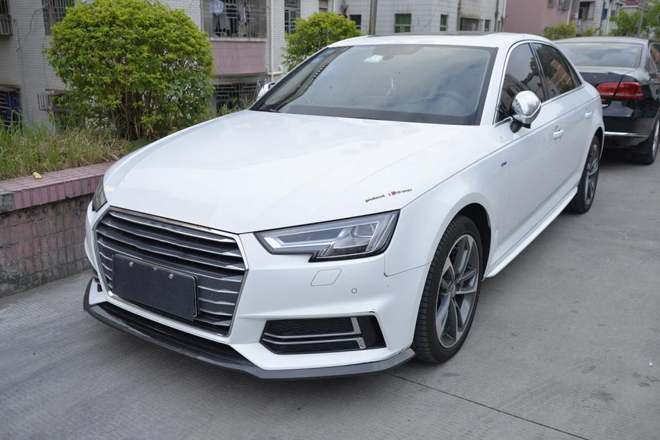 Audi A4 S-Line / S4 B9 Carbon Fibre Front Bumper Lip Splitter