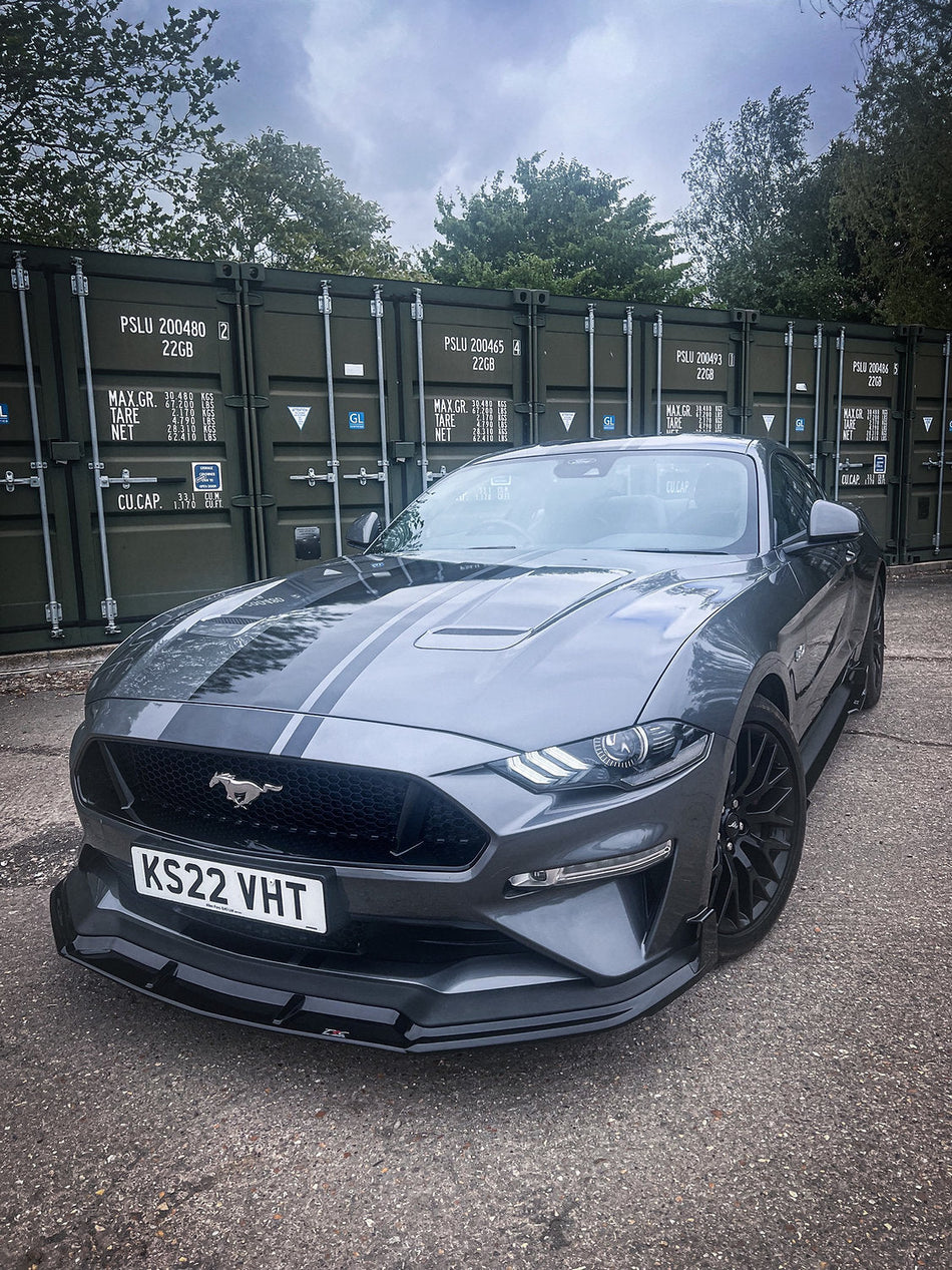 Ford Mustang 5.0L GT Facelift - Front Splitter Fins