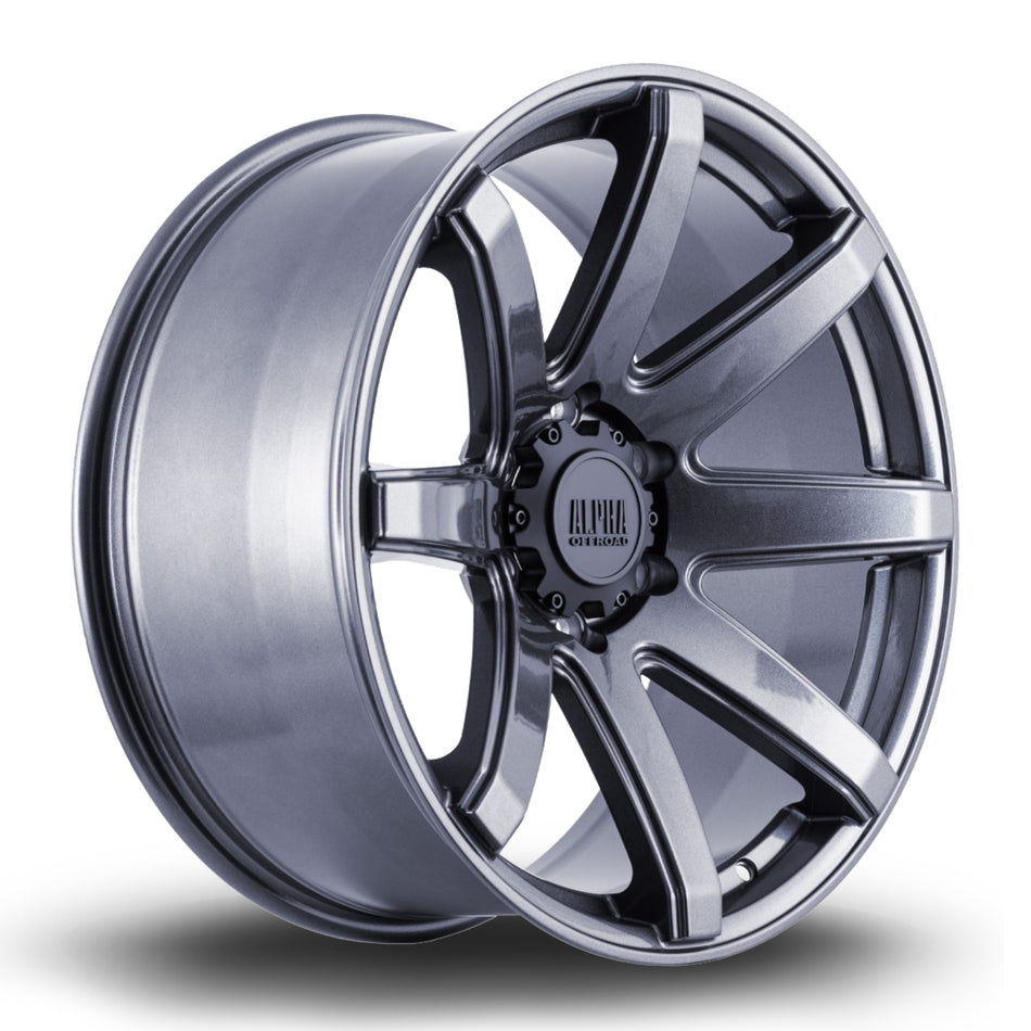 Alpha Offroad Nomad 20x9 ET10 6x139 HGrey