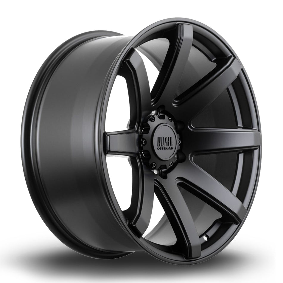 Alpha Offroad Nomad 20x9 ET30 6x139 SBlack