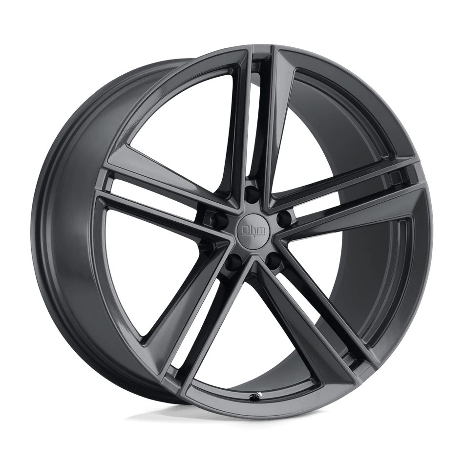 OHM LIGHTNING 21x9 ET25 5x120 Gloss Gunmetal