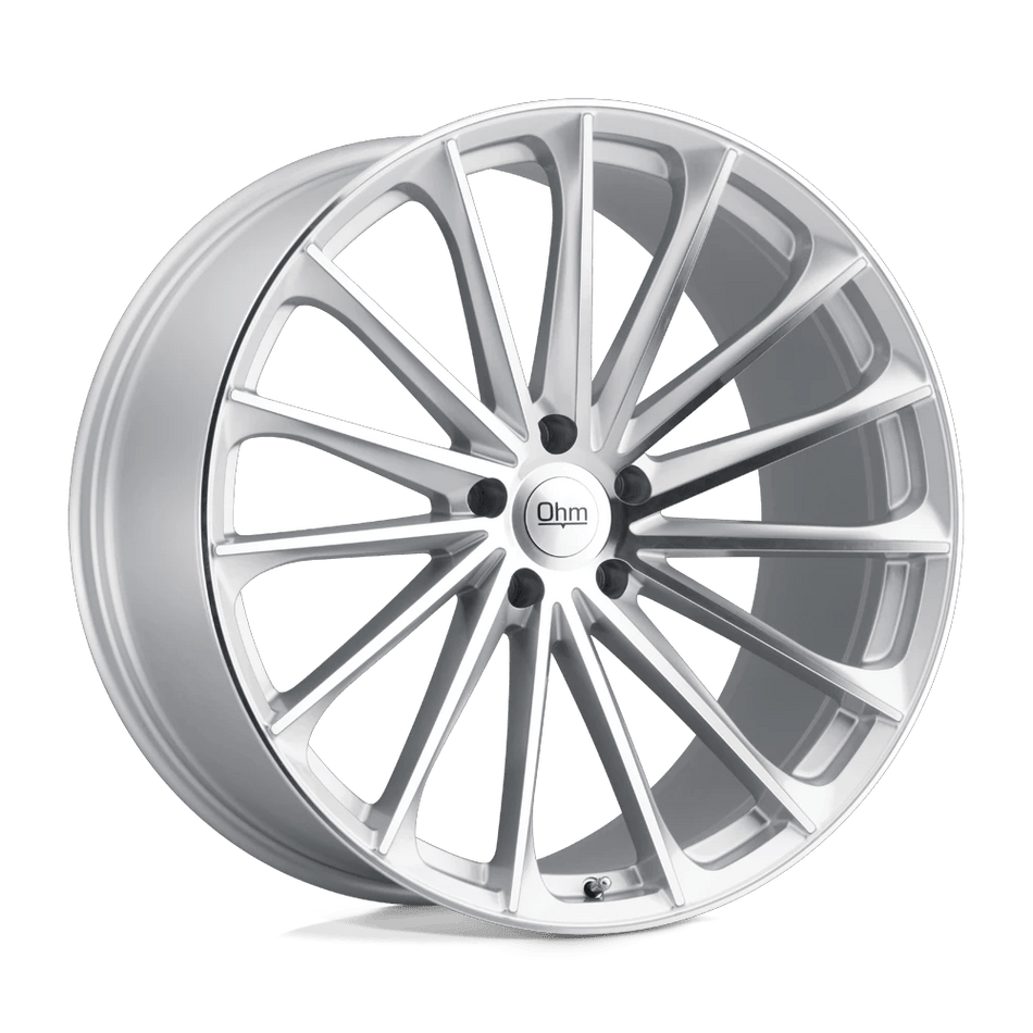 OHM PROTON 18x8.5 ET30 5x120 Silver w/ Mirror Face