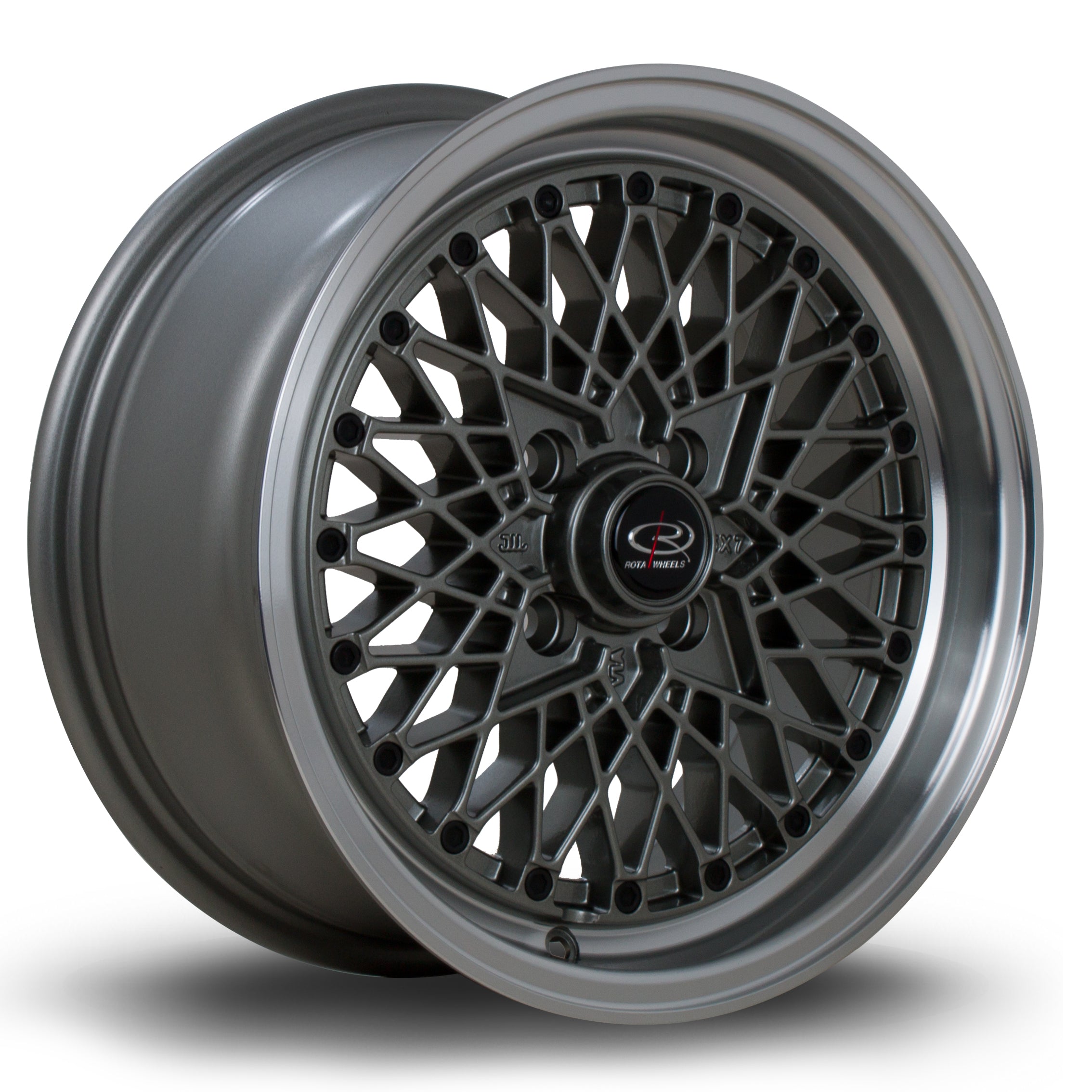 Rota OSMesh 15x7 ET30 4x100 RLSteelgrey