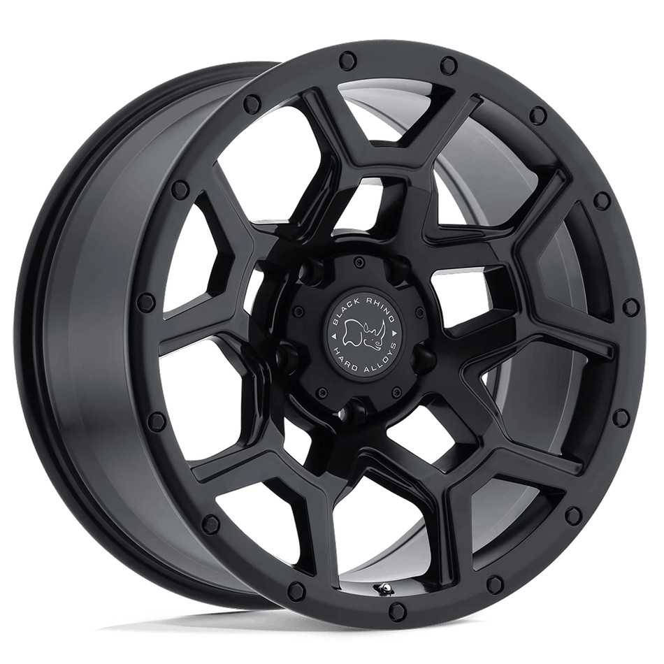 Black Rhino Hard Alloys OVERLAND 17x8 ET52 6x130 Matte Black