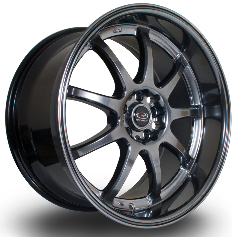 Rota P1R 18x9.5 ET38 5x100 HBlack