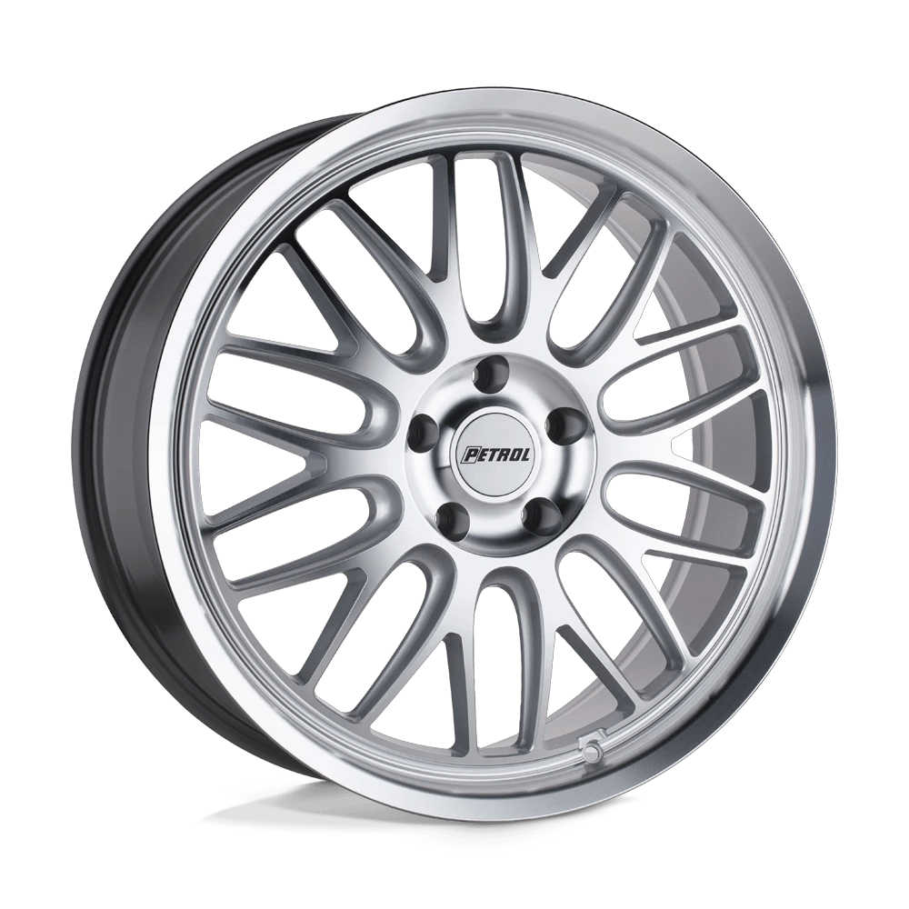 Petrol P4C 17x8 ET40 5x107.9 Silver w/ Machined Face & Lip