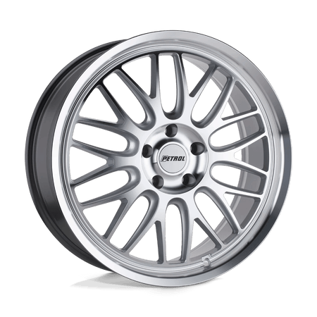 Petrol P4C 20x8.5 ET40 5x107.9 Silver w/ Machined Face & Lip