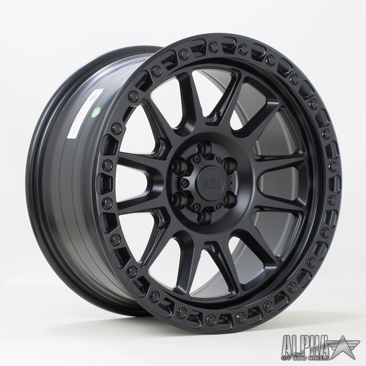 Alpha Offroad Podium 18x9 ET15 6x114.3 SBlack