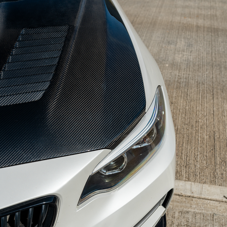 BMW M2/M2C F87 & F20/F22 1&2 SERIES CARBON FIBRE BONNET/HOOD-Bonnet-CT CARBON-CT Carbon - High-quality carbon fiber and gloss black aerodynamic parts for premium sports and luxury vehicles.