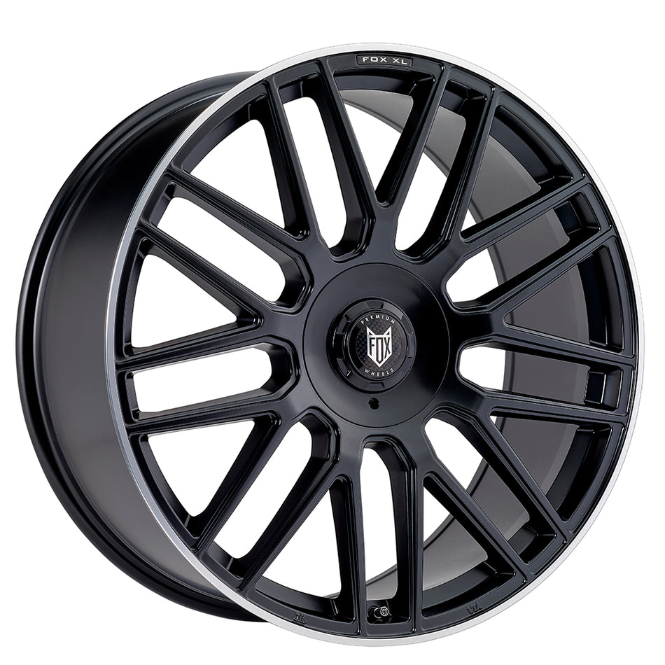 FOX VR3 XL 20x9.5 ET42 5x112,5x120 Satin Black Polish Lip