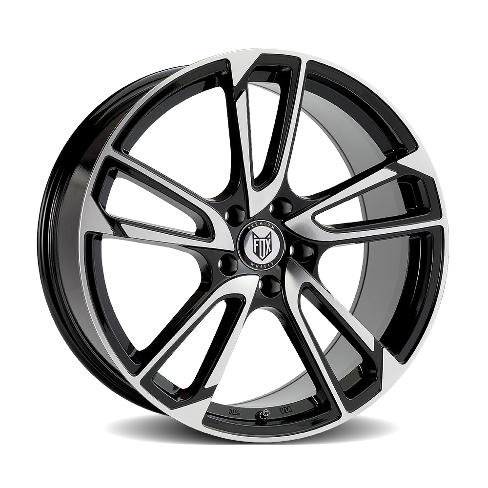 FOX MBZ 17x7.5 ET45 5x120 Black Polish