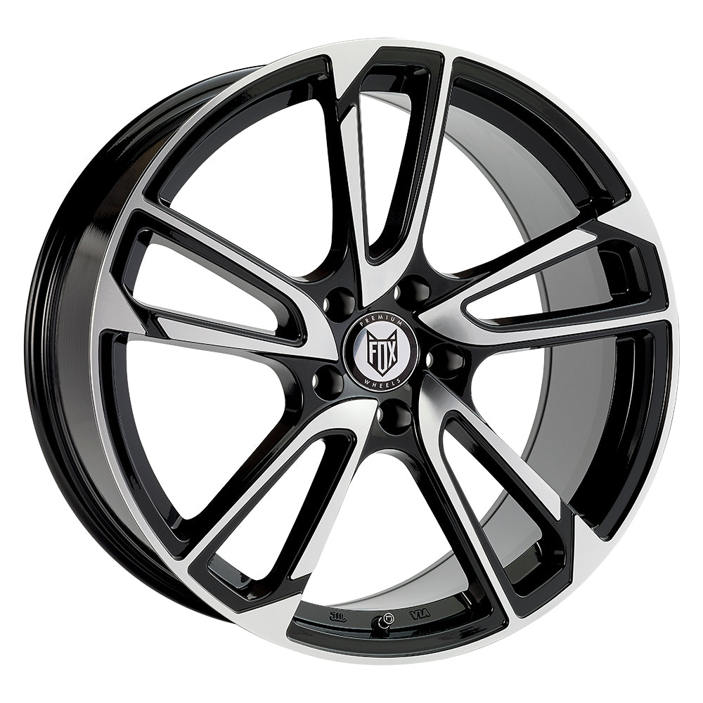 FOX MBZ 19x9 ET40 5x112 Gloss Black Polish