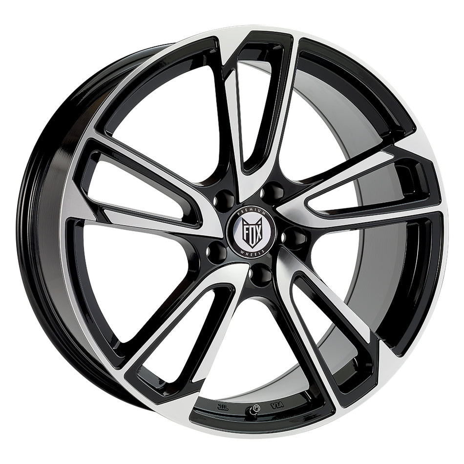 FOX MBZ 19x9 ET40 5x112 Gloss Black Polish