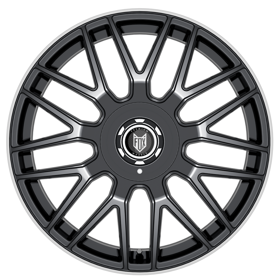 FOX VR3 17x7.5 ET45 4x100,4x108 Zinc Polish Lip