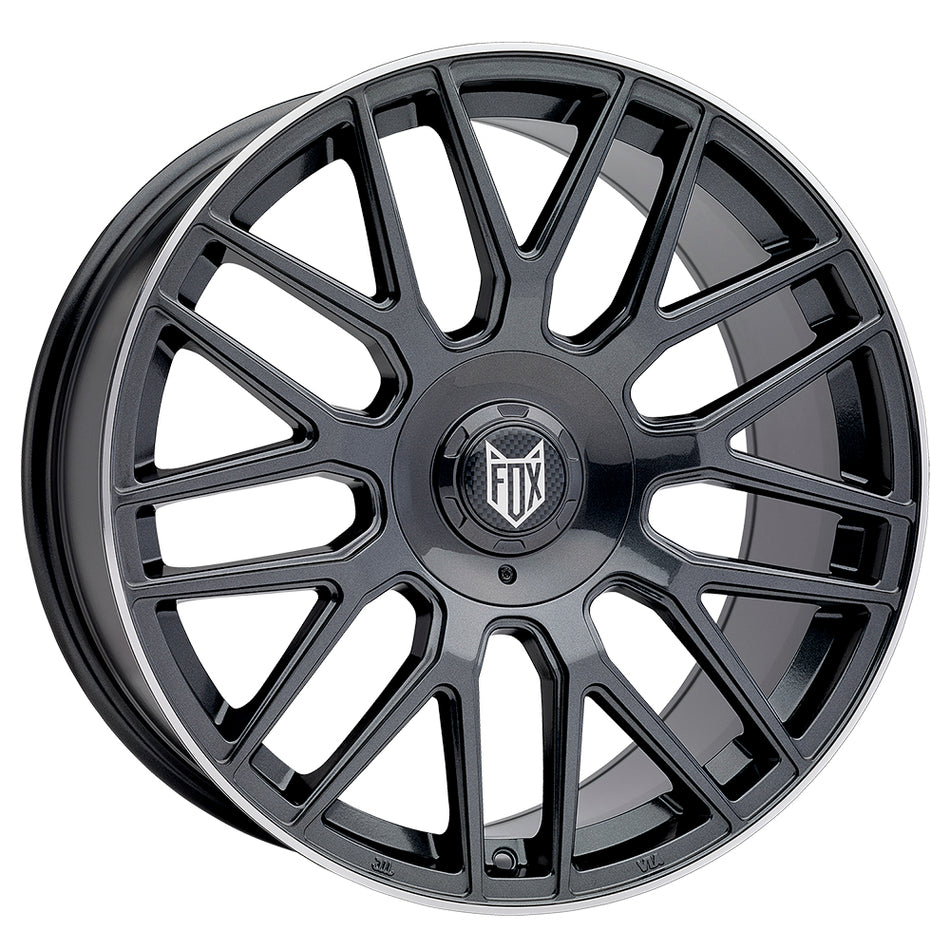 FOX VR3 17x7.5 ET45 4x100,4x108 Zinc Polish Lip