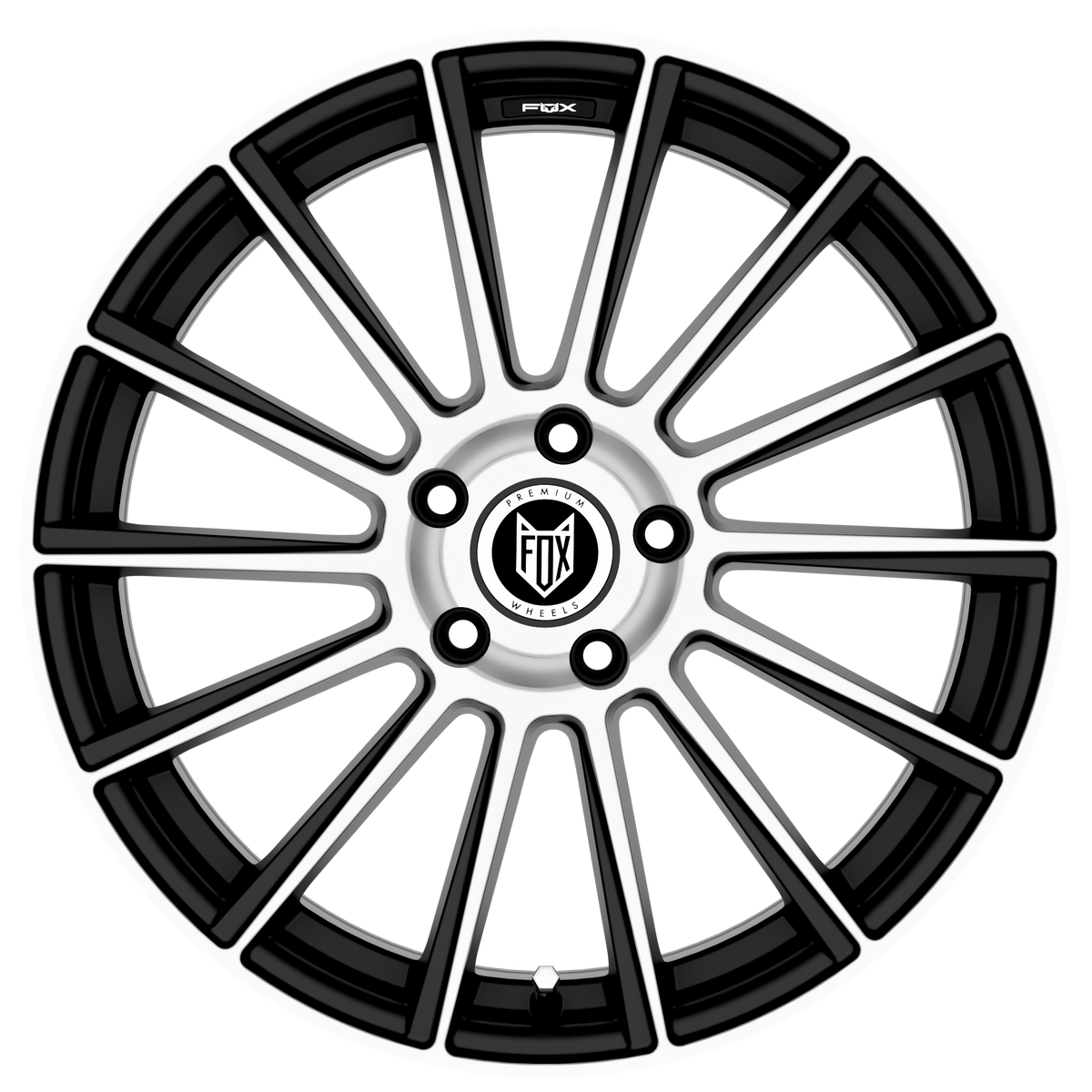 FOX MBM 19x8.5 ET45 5x112 Black Polish