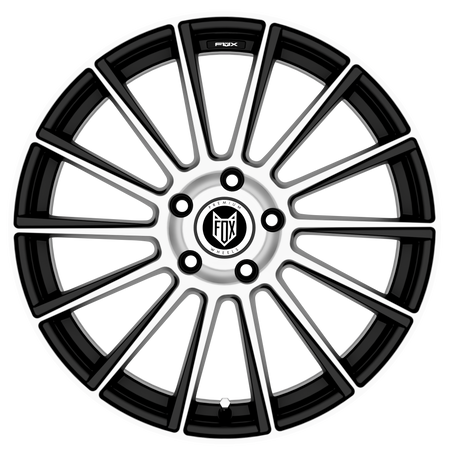 FOX MBM 19x8.5 ET45 5x112 Black Polish