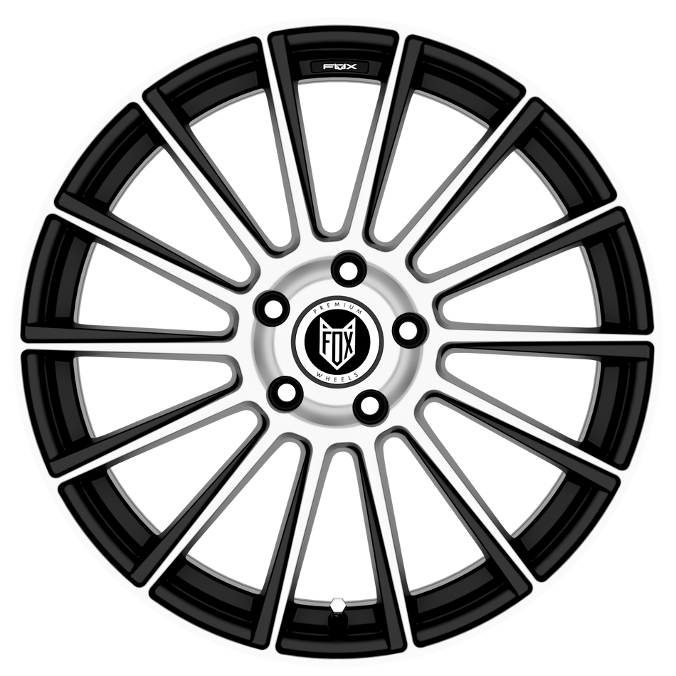 FOX MBM 19x8.5 ET45 5x112 Black Polish