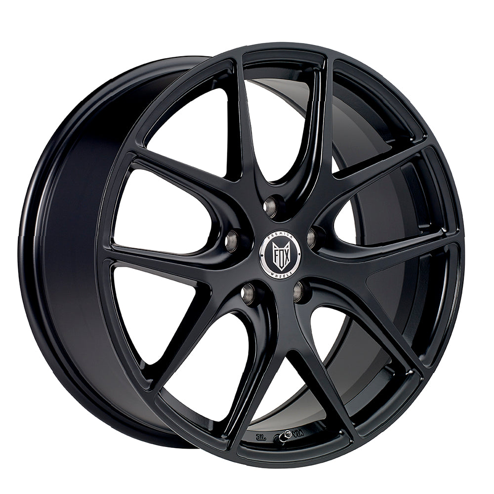 FOX ALPHA 18x8 ET45 5x112 Satin Black Full