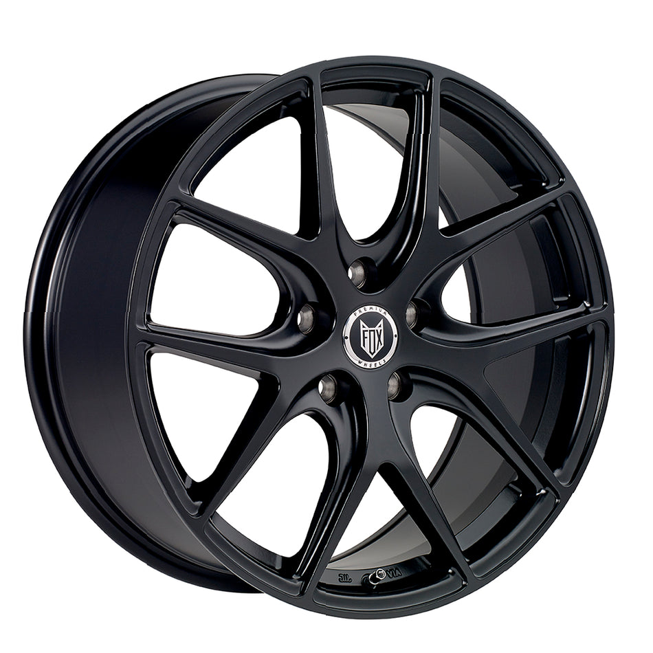 FOX ALPHA 19x8.5 ET33 5x112 Satin Black Full