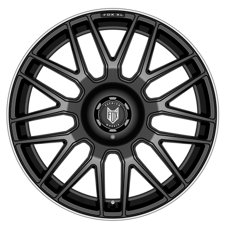 FOX VR3 XL 21x10 ET48 5x112,5x130 Satin Black Polish Lip