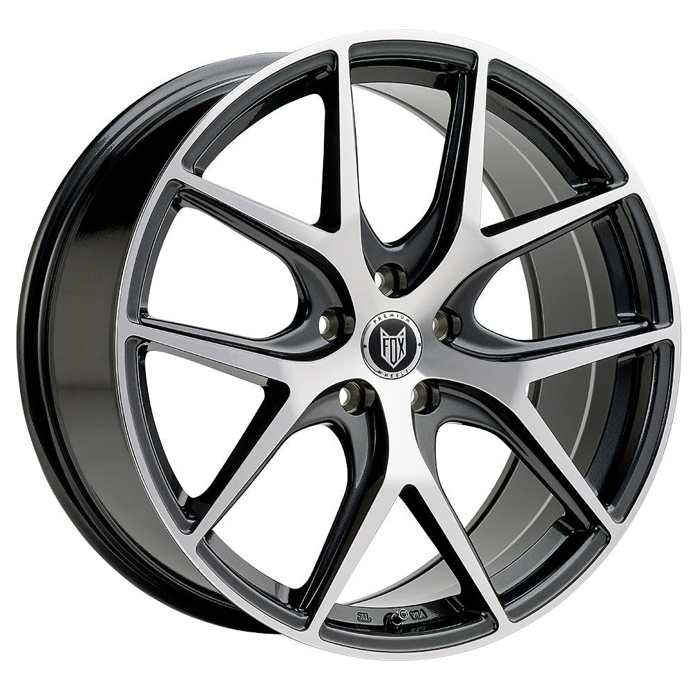 FOX ALPHA 17x7.5 ET40 5x114.3 Zinc Polish Face