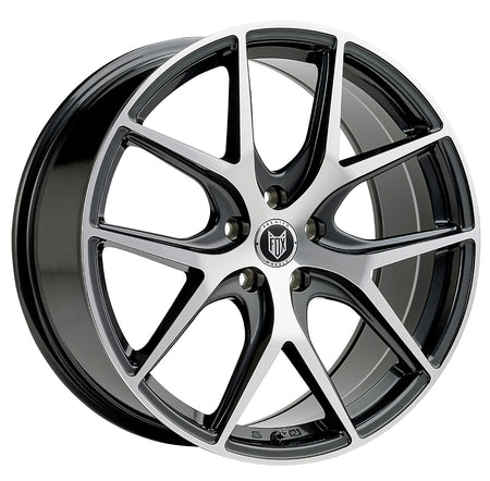 FOX ALPHA 18x8 ET32 5x112 Liquid Metal Polish