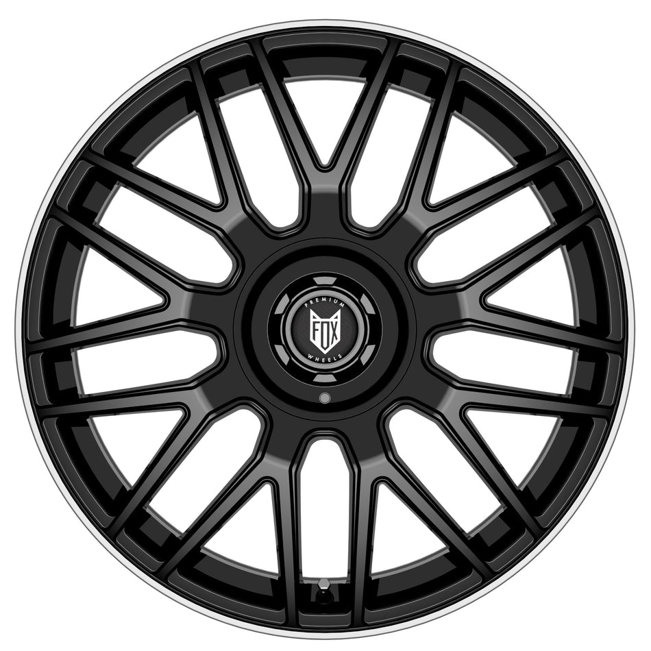 FOX VR3 19x9 ET47 5x112,5x120 Black Polish Lip