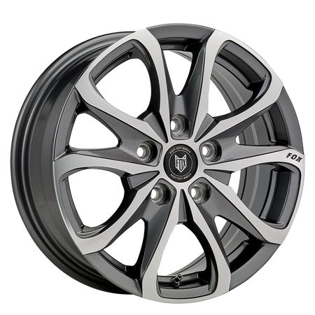 FOX OPUS 2 16x6.5 ET50 5x114.3 Carbon Grey Polish Face