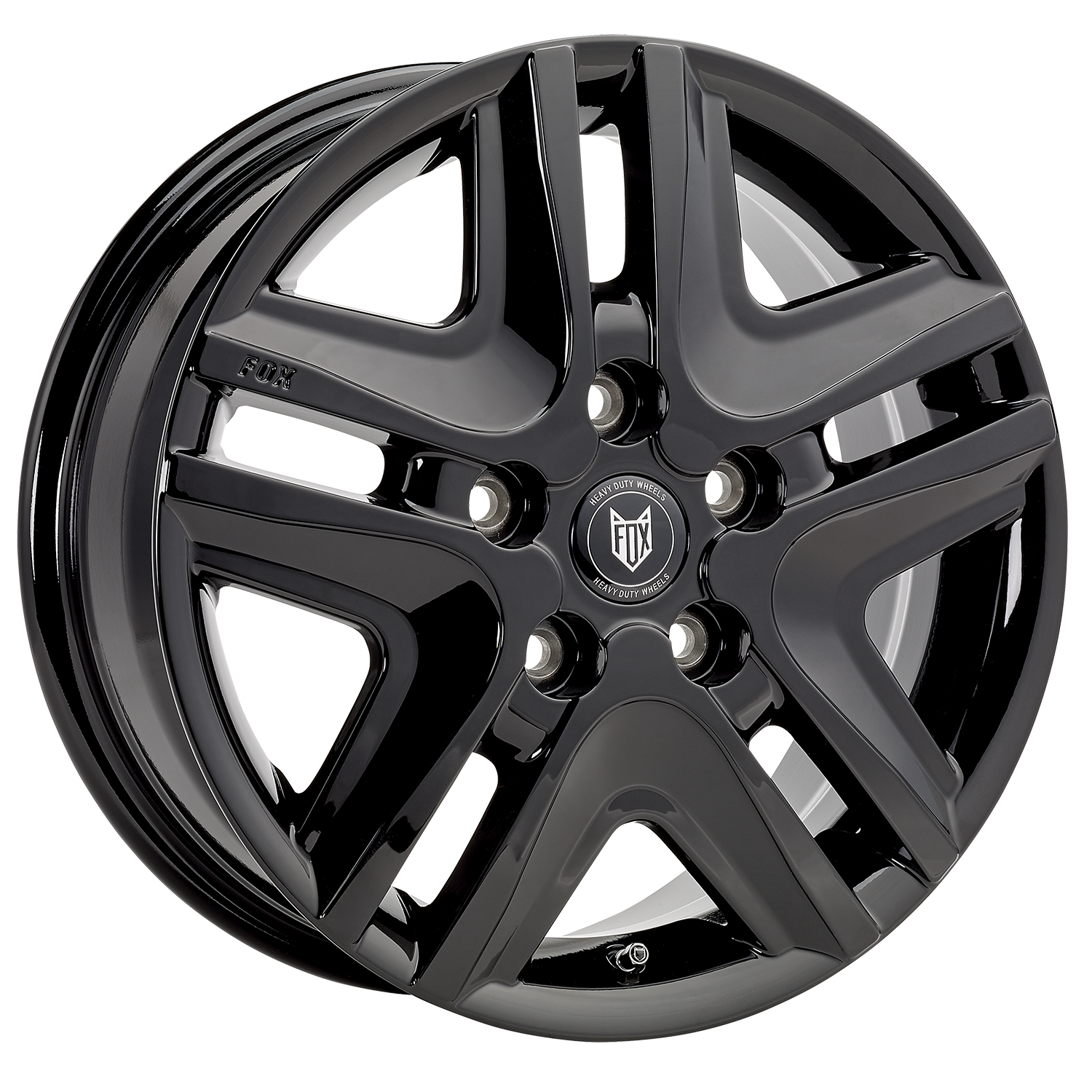 FOX OPUS 16x6.5 ET50 5x114.3 Gloss Black