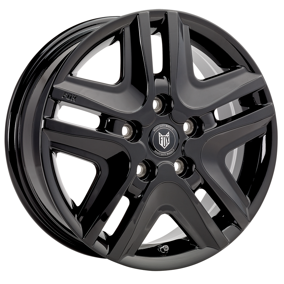FOX OPUS 16x6.5 ET50 5x114.3 Gloss Black