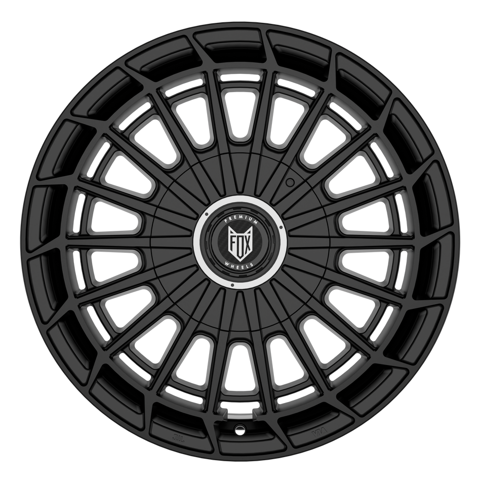 FOX WX1 18x8 ET45 5x114.3 Satin Black
