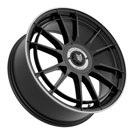 FOX VR4 19x8.5 ET40 5x112,5x120 Satin Black Polish Lip