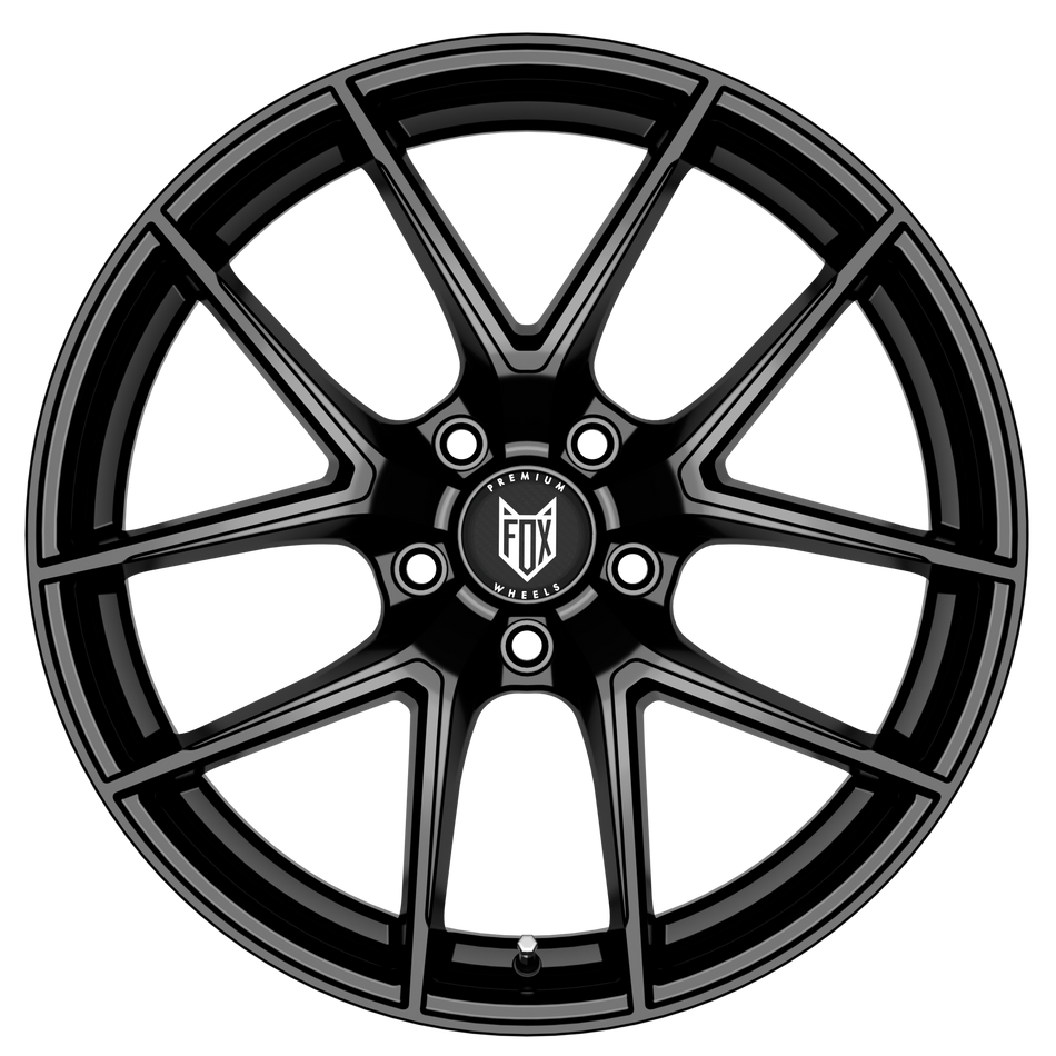 FOX FX5 19x8 ET45 5x112 Gloss Black