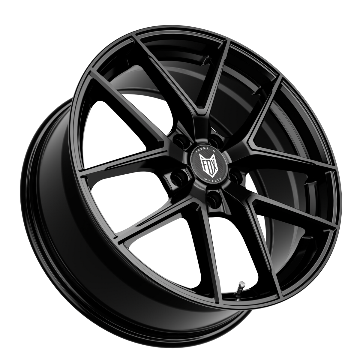 FOX FX5 17x8 ET35 5x120 Gloss Black