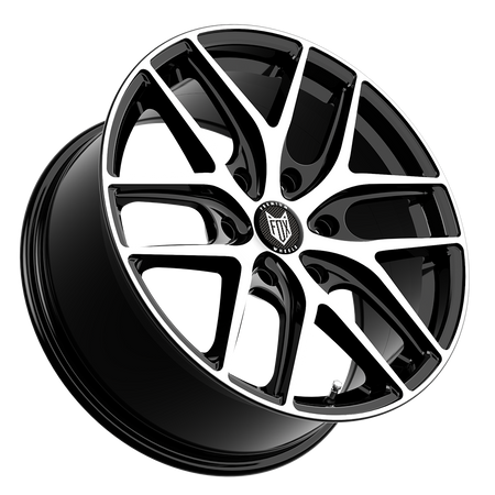 FOX WX3 20x8.5 ET40 6x120 Black Polish