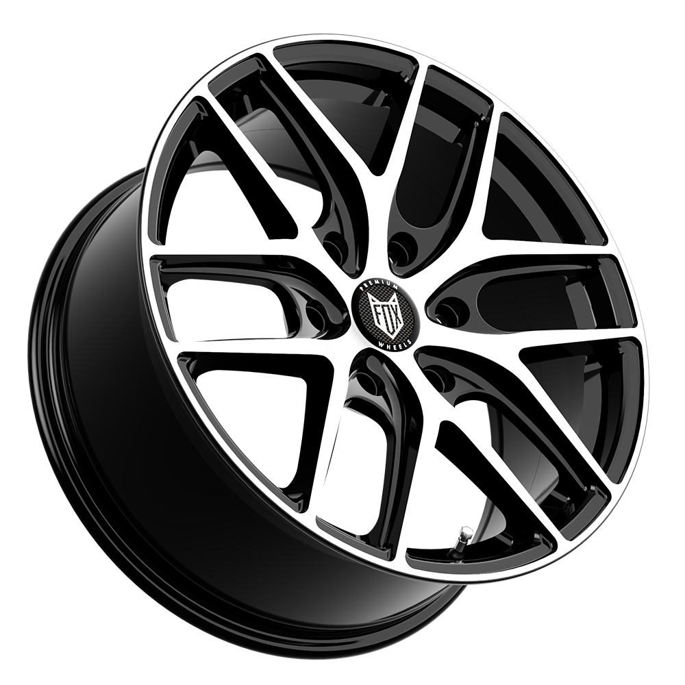 FOX WX3 18x8 ET45 6x120 Black Polish